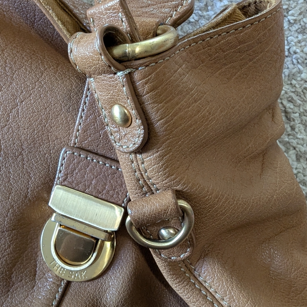 The Sak Boho Leather Shoulder Bag HOBO - Picture 6 of 6